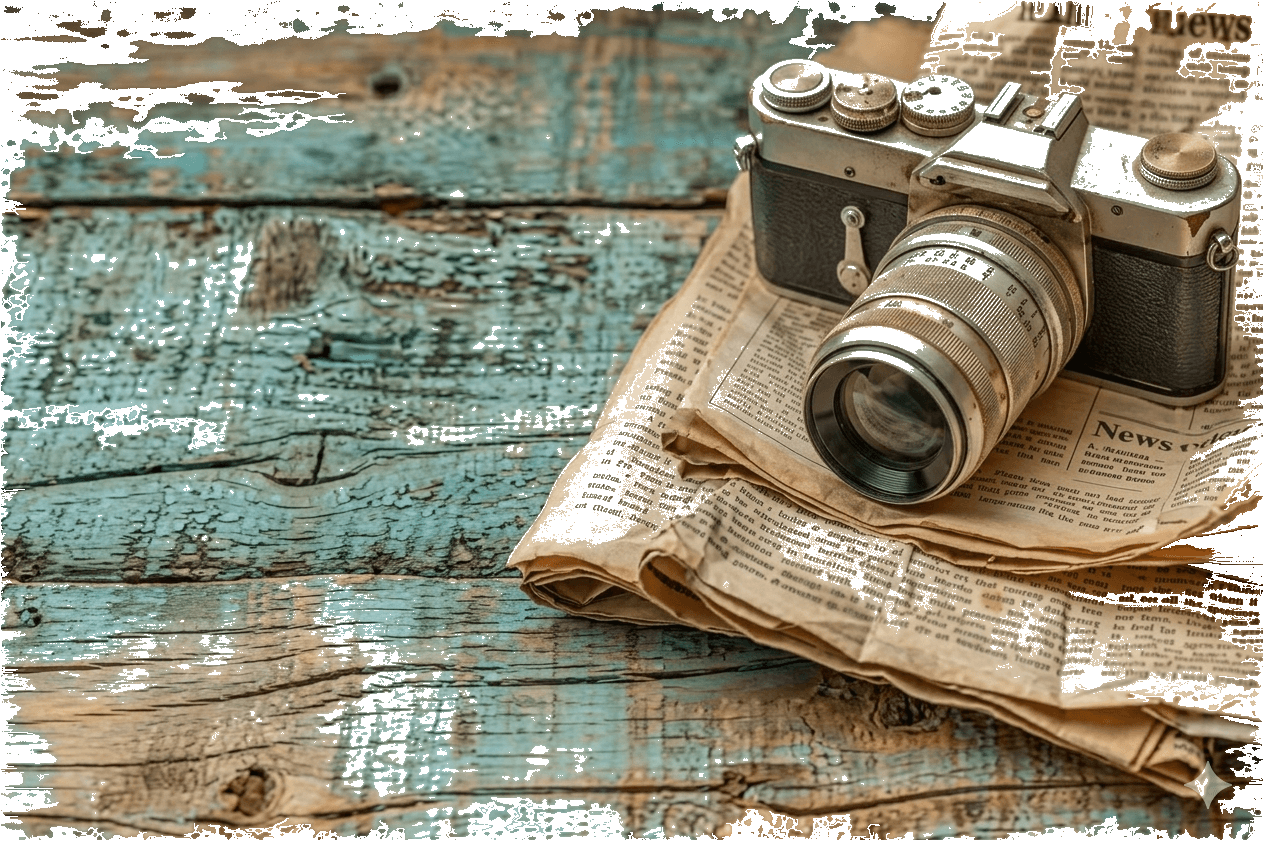 Vintage Film Camera Background